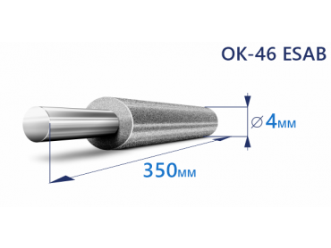 Купить электроды сварочные 4,0х350 ОК 46.00 ESAB по ценам производителя с доставкой в компании ООО УралКомплектМ. Высокие характеристики.