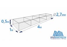 Габион коробчатого типа 4х1х0,5-2,7-Ц