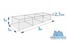 Габион коробчатого типа 3х1х1-2,7-Ц