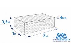 Габион коробчатого типа 2х1х0,5-4-Ц