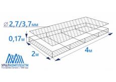 Габион матрасного типа 4х2х0,17-2,7/3,7-ЦП