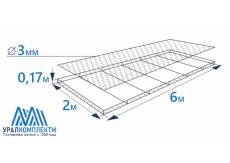 Габион матрасного типа 6х2х0,17-3-Ц