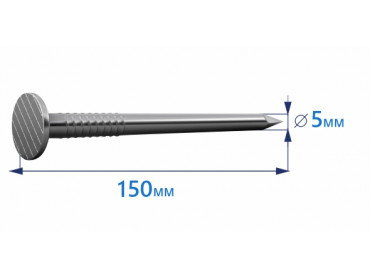 Продажа гвоздей строительных 5х150 без покрытия в Москве от ООО УралКомплектМ