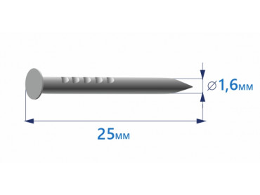 Продажа гвоздей тарных 1,6х25 без покрытия в Москве от ООО УралКомплектМ