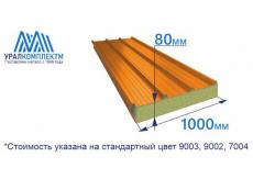 Кровельная сэндвич-панель 80 минеральная вата