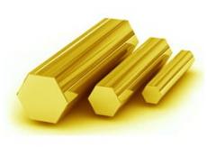 Шестигранник латунный