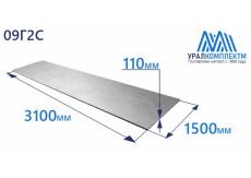Лист г/к 110 низколегированный