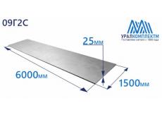 Лист г/к 25 низколегированный