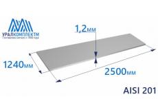Лист нерж х/к 1.2 AISI 201 мат