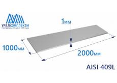 Лист нерж х/к 1 AISI 409L мат