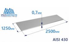 Лист нерж х/к 0.7 AISI 430 мат
