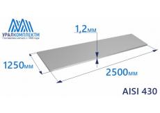 Лист нерж х/к 1.2 AISI 430 мат