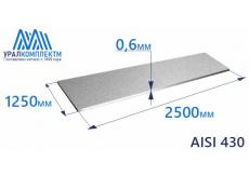 Лист нерж х/к 0.6 AISI 430 шлиф