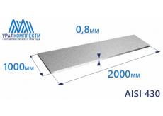 Лист нерж х/к 0.8 AISI 430 шлиф