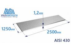 Лист нерж х/к 1.2 AISI 430 шлиф