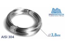 Проволока нержавеющая 3.8 AISI 304