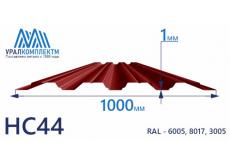 Профнастил НС44 окрашенный 1