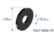 Шайба увеличенная d10 ГОСТ 6958-70