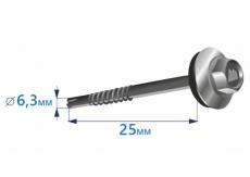 Саморезы 6.3х25 Zn удл. сверло 400 шт.