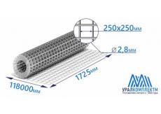 Сетка оцинкованная 250х250х2.8