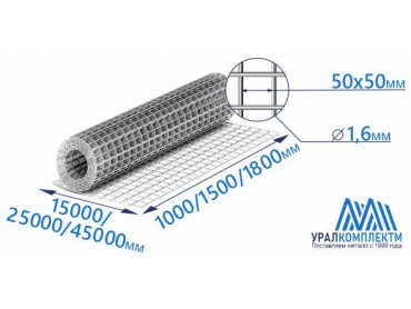 Сетка из оцинкованной проволоки 50х50х1.6