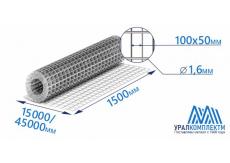 Сетка из оцинкованной проволоки 100х50х1.6