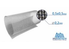 Сетка тканая нержавеющая 0.5х0.5х0.2