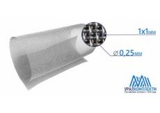 Сетка тканая нержавеющая 1х1х0.25