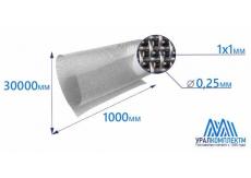 Сетка тканая оцинкованная 1х1х0.25
