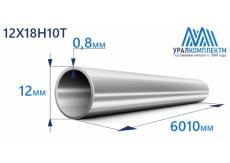 Труба нержавеющая бесшовная 12х0.8