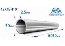 Труба нержавеющая бесшовная 30х2.5