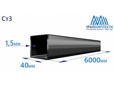 Труба профильная квадратная 40х1.5