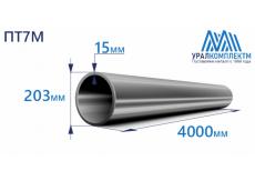 Титановая труба ПТ7М 203х15х4000