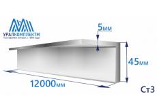 Уголок оцинкованный 45х5
