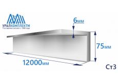 Уголок оцинкованный 75х6