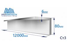 Уголок оцинкованный 80х6