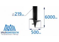 Винтовая свая 219х6000 Стандарт