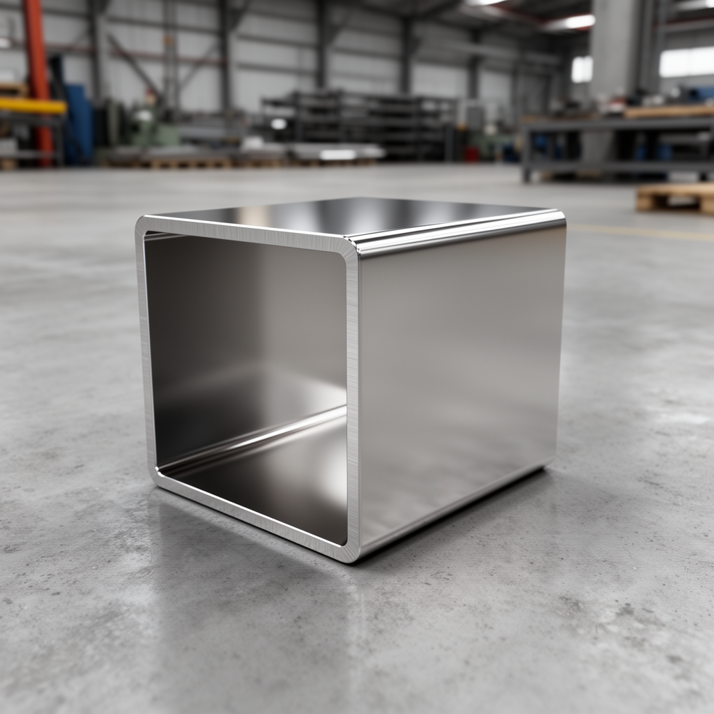 Квадратная нержавеющая труба 30x30x2 AISI 304